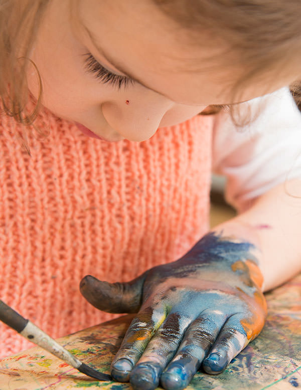 Atelier peinture enfants Romans sur isere